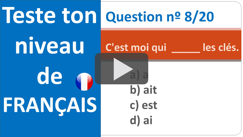 Test de français gratuit - Français avec Pierre