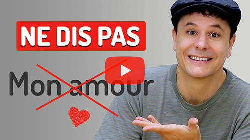 Mots doux en français - Français avec Pierre