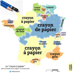 Régionalismes - crayon