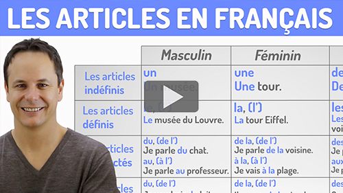 Articles en français - Français avec Pierre