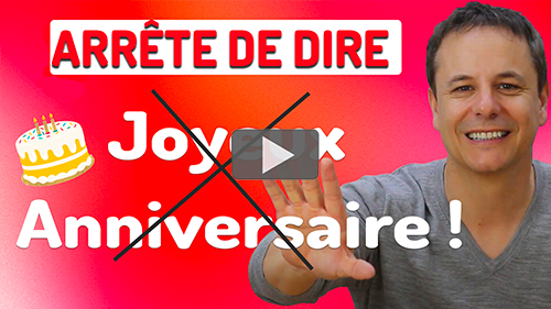 Joyeux anniversaire - Français avec Pierre