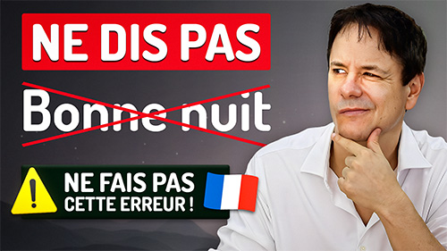 Bonne nuit en français