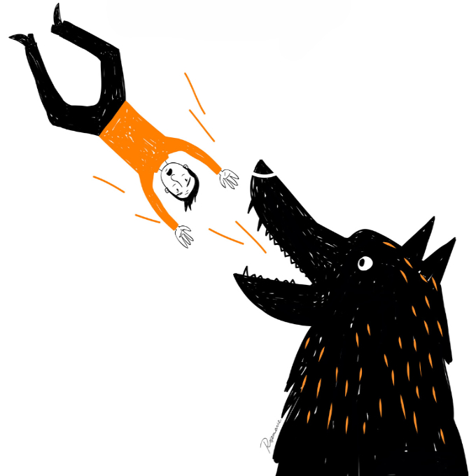 Se jeter dans la gueule du loup - Français avec Pierre