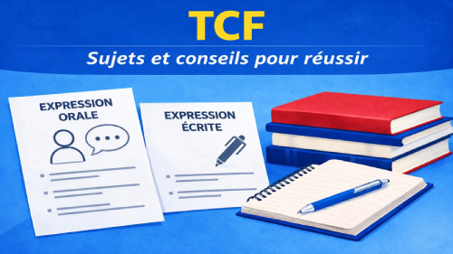 Exemple TCF expression orale écrite