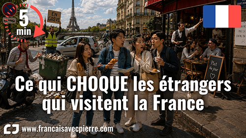 Ce qui choque les étrangers qui viennent en France – 5 minutes de français